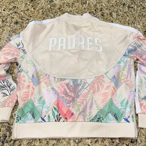 Women's San Diego Padres Multicolor Bomber Jacket